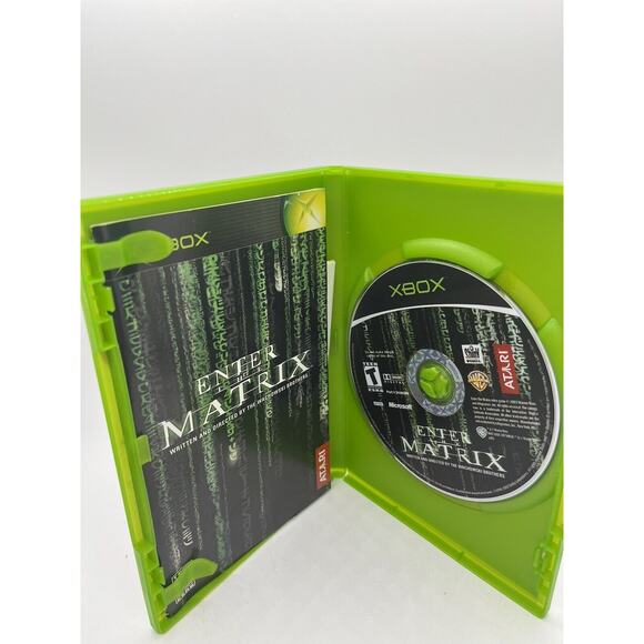 Enter the Matrix (Microsoft Xbox, 2003) Complete In Case CIB - Tested - Picture 6 of 11